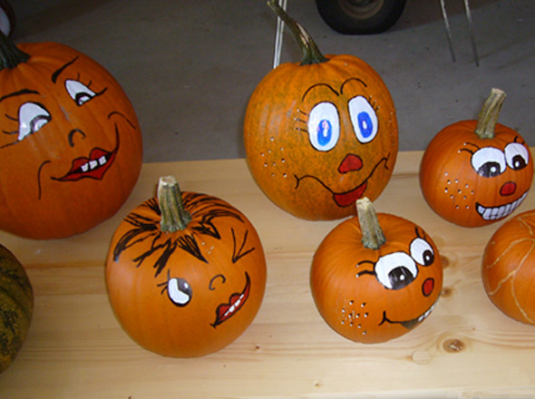 Halloween-Kuerbisse - Flachshof Nettetal