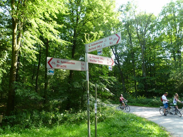 Wandern Radwandern im Naturschutzgebiet Brachter Wald