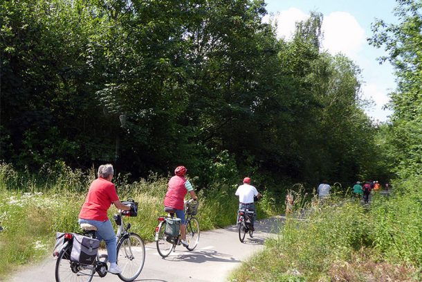 Urlaub mit der Gruppe Freunden und Verwandten auf dem Flachshof Nettetal