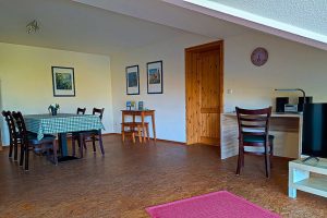 Wohnbereich Ferienwohnung Flachbleiche