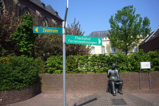 Zigarrenmacher Denkmal in Kaldenkirchen - Flachshof Nettetal