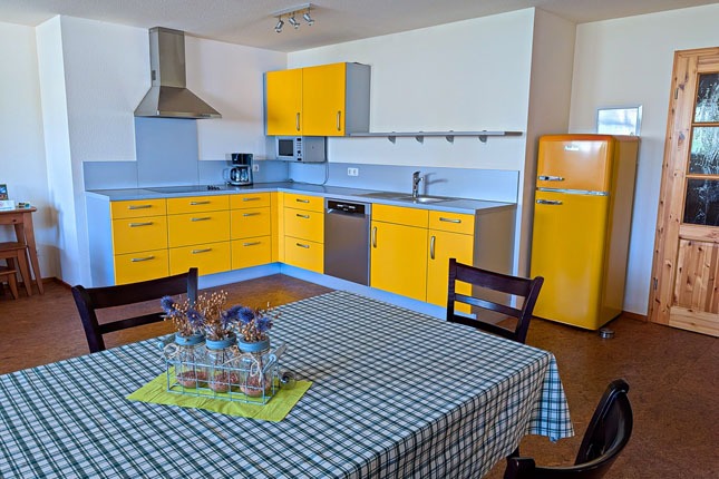 Ferienwohnung Getreidemühle - Küchenbereich