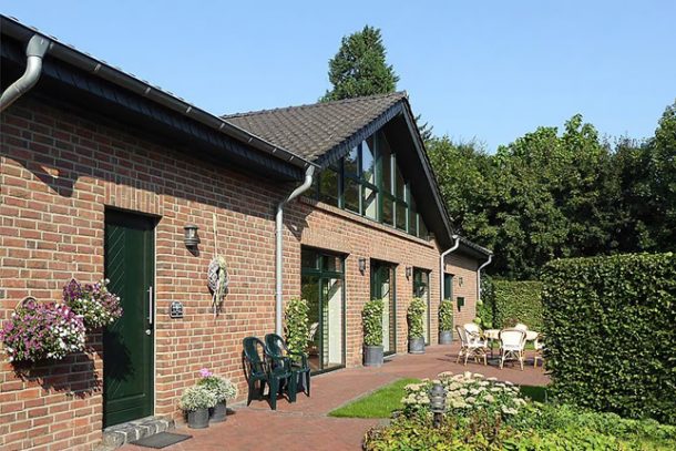 Gruppenunterkunft Flachshof Nettetal - Terrassen-Ansicht
